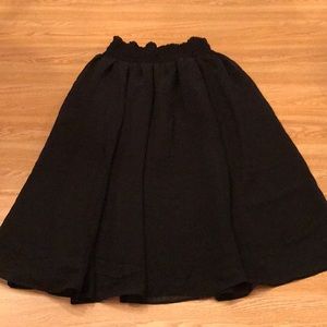 Black skirt
